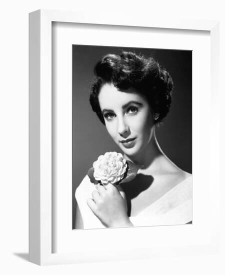 Elizabeth Taylor, 1949-null-Framed Photographic Print