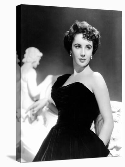 Elizabeth Taylor, 1950-null-Stretched Canvas