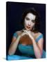 ELIZABETH TAYLOR, 1953 (photo)-null-Stretched Canvas