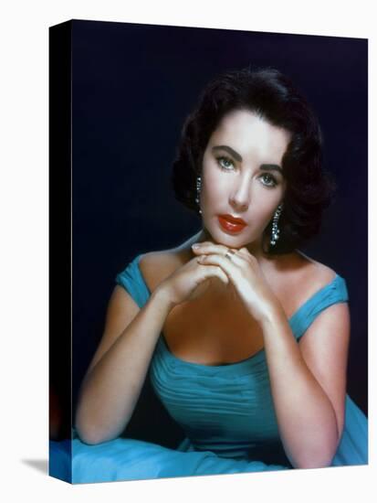 ELIZABETH TAYLOR, 1953 (photo)-null-Stretched Canvas