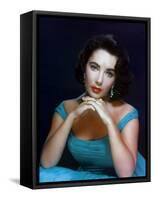 ELIZABETH TAYLOR, 1953 (photo)-null-Framed Stretched Canvas