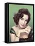 ELIZABETH TAYLOR, 1953 (photo)-null-Framed Stretched Canvas