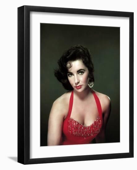 Elizabeth Taylor 1953-null-Framed Photo