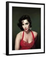 Elizabeth Taylor 1953-null-Framed Photo