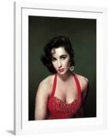 Elizabeth Taylor 1953-null-Framed Photo