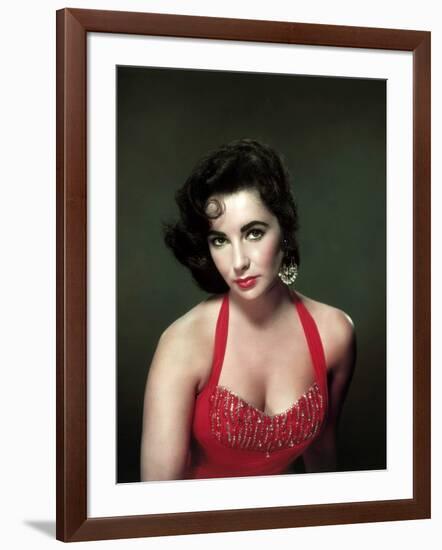 Elizabeth Taylor 1953-null-Framed Photo