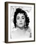 Elizabeth Taylor, 1953-null-Framed Photo