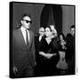 Elizabeth Taylor and Her Husband Richard Burton at a Party-Therese Begoin-Stretched Canvas