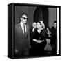 Elizabeth Taylor and Her Husband Richard Burton at a Party-Therese Begoin-Framed Stretched Canvas