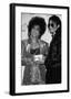 Elizabeth Taylor and Michael Jackson-null-Framed Art Print