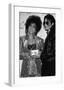 Elizabeth Taylor and Michael Jackson-null-Framed Art Print