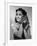 ELIZABETH TAYLOR (b/w photo)-null-Framed Photo