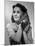 ELIZABETH TAYLOR (b/w photo)-null-Mounted Photo