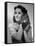 ELIZABETH TAYLOR (b/w photo)-null-Framed Stretched Canvas