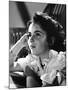 ELIZABETH TAYLOR (b/w photo)-null-Mounted Photo