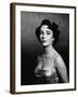 Elizabeth Taylor (b/w photo)-null-Framed Photo