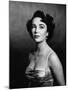 Elizabeth Taylor (b/w photo)-null-Mounted Photo