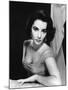 Elizabeth Taylor (b/w photo)-null-Mounted Photo