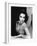 Elizabeth Taylor (b/w photo)-null-Framed Photo