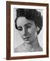 Elizabeth Taylor British-Born Actress, Star of Numerous American Films-null-Framed Photographic Print