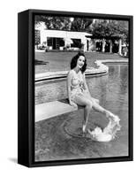 Elizabeth Taylor, Ca. 1947-null-Framed Stretched Canvas