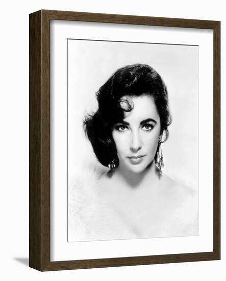 Elizabeth Taylor, Ca. Mid-1950s-null-Framed Photo