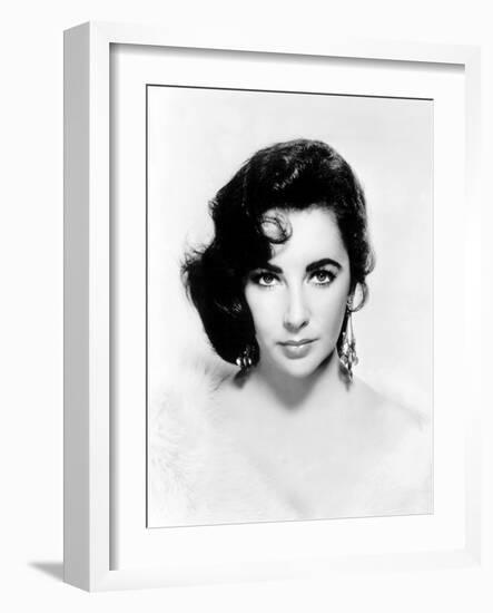 Elizabeth Taylor, Ca. Mid-1950s-null-Framed Photo