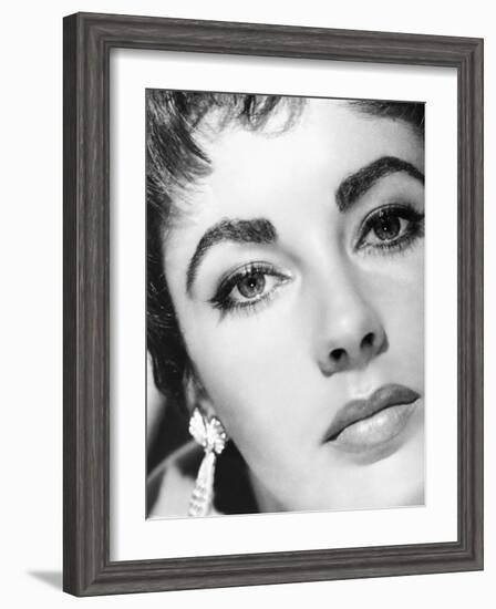 Elizabeth Taylor, Ca. Mid-1950s-null-Framed Photo