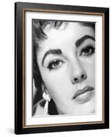 Elizabeth Taylor, Ca. Mid-1950s-null-Framed Photo