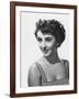 ELIZABETH TAYLOR early 50'S (b/w photo)-null-Framed Photo