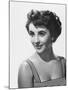 ELIZABETH TAYLOR early 50'S (b/w photo)-null-Mounted Photo
