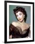 ELIZABETH TAYLOR early 50'S (photo)-null-Framed Photo