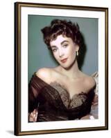 ELIZABETH TAYLOR early 50'S (photo)-null-Framed Photo