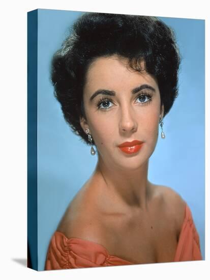 ELIZABETH TAYLOR early 50'S (photo)-null-Stretched Canvas