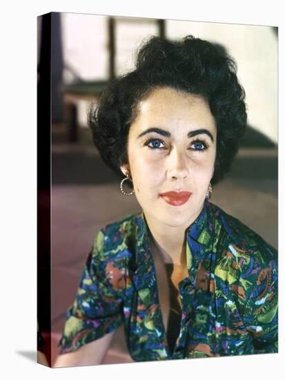 ELIZABETH TAYLOR early 50'S (photo)-null-Stretched Canvas