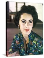 ELIZABETH TAYLOR early 50'S (photo)-null-Stretched Canvas