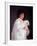 Elizabeth Taylor Holding Dog-null-Framed Premium Photographic Print