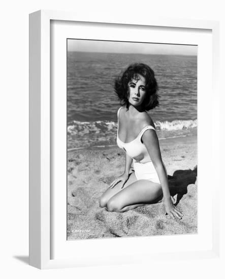 Elizabeth Taylor in 'Suddenly, Last Summer', 1959 (b/w photo)-American Photographer-Framed Photo