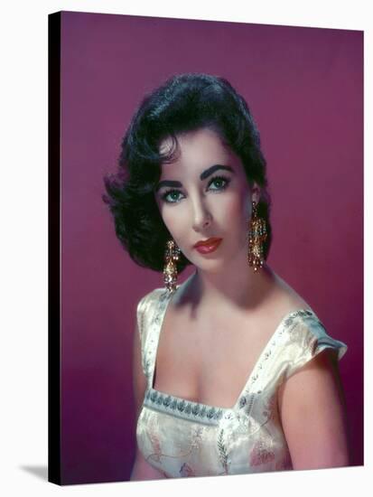 ELIZABETH TAYLOR in the 50's (photo)-null-Stretched Canvas