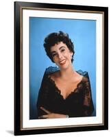 ELIZABETH TAYLOR in the 50's (photo)-null-Framed Photo