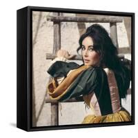 Elizabeth Taylor in 'The Taming of the Shrew' (photo)-null-Framed Stretched Canvas