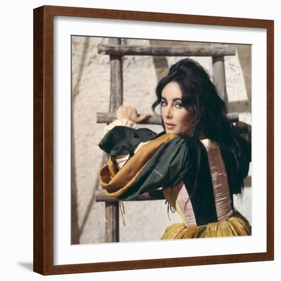 Elizabeth Taylor in 'The Taming of the Shrew' (photo)-null-Framed Photo