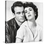 Elizabeth Taylor, Montgomery Clift, "A Place In the Sun" Directed by George Stevens-null-Stretched Canvas