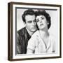 Elizabeth Taylor, Montgomery Clift, "A Place In the Sun" Directed by George Stevens-null-Framed Photographic Print