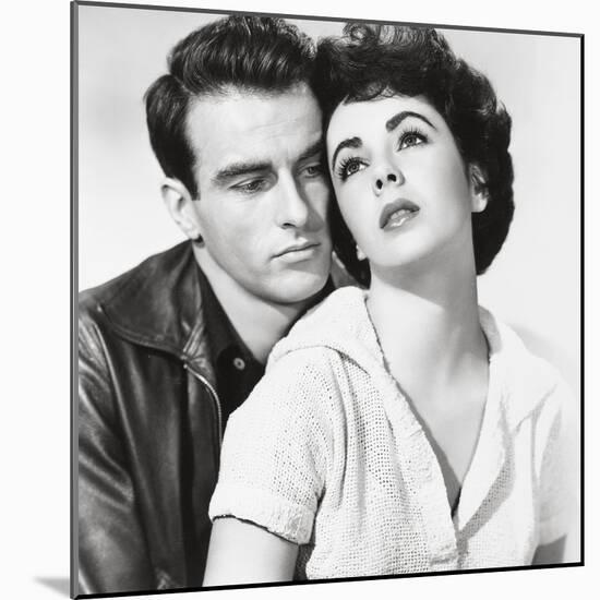 Elizabeth Taylor, Montgomery Clift, "A Place In the Sun" Directed by George Stevens-null-Mounted Photographic Print