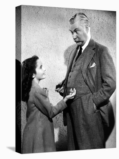 Elizabeth Taylor / Nigel Bruce LASSIE COME HOME, 1943 directed by FRED M. WILCOX (b/w photo)-null-Stretched Canvas