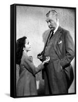 Elizabeth Taylor / Nigel Bruce LASSIE COME HOME, 1943 directed by FRED M. WILCOX (b/w photo)-null-Framed Stretched Canvas