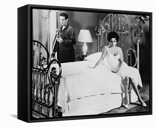 Elizabeth Taylor & Paul Newman-null-Framed Stretched Canvas