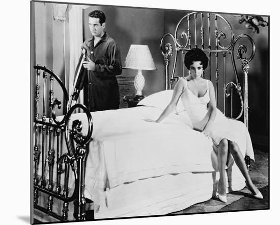 Elizabeth Taylor & Paul Newman-null-Mounted Photo