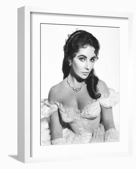 Elizabeth Taylor, Raintree County, 1957-null-Framed Photographic Print